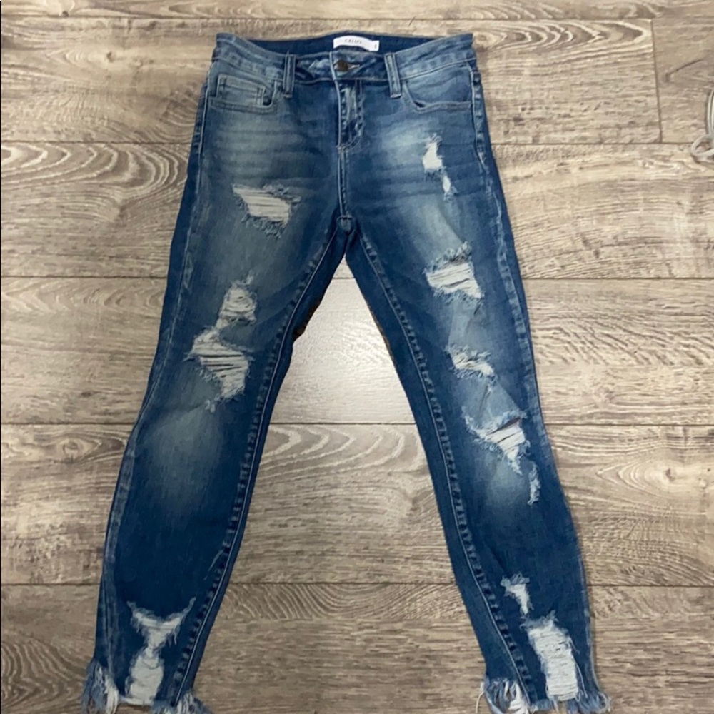 Ripped jeans. Never worn